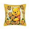 Federa per Cuscino Quadrata Cartone Animato Winnie the Pooh Poliestere Decorativa Maialino Tigro Ih-Oh, Federa 45*45cm