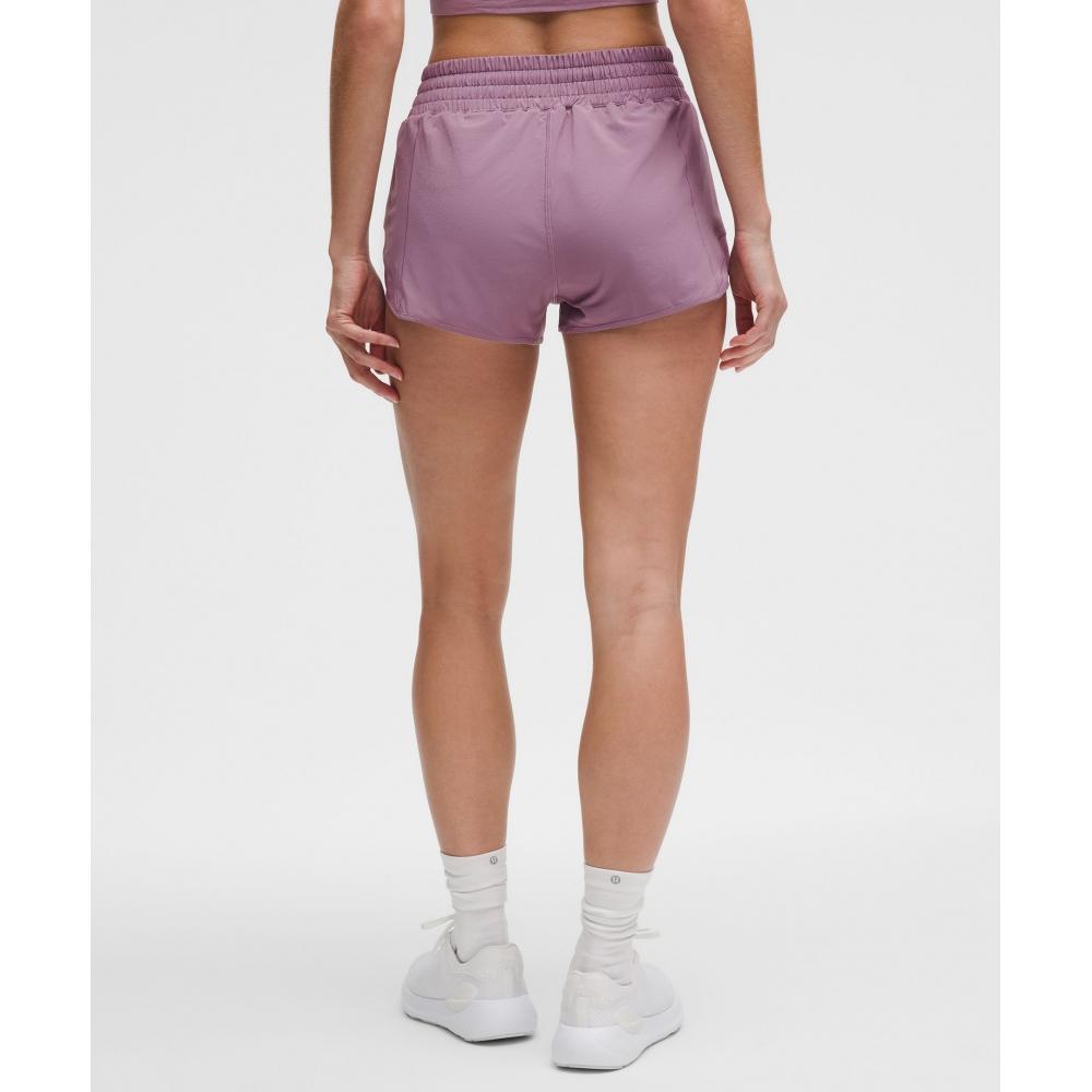 Lululemon Hotty Hot High Rise Lined Short 2.5  Lavender Lux