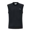 Martine Golf Perforated Fabric Jersey Vest_Black
