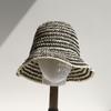 FASHION Stripe Handmade High Quality Simple 2026 NEW Sun Hat Floppy Summer Hats For Women Beach Panama Straw Dome Bucket Hat