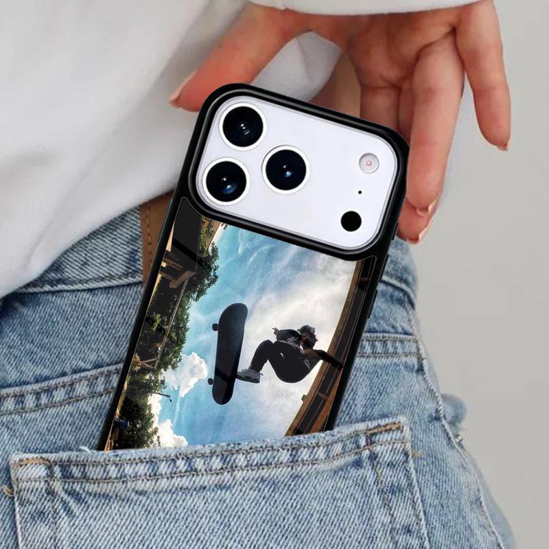 Skate Extreme Sport Phone Case for iPhone 17ProMax 12 13 14 15 16e 17 Pro Max Plus Air Cover