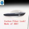 Chrome / Carbon Fiber Outside Car Door Pull Doorknob Handle Bowl Decor Cover Trim For Mazda 3  -  Exterior Accessories
