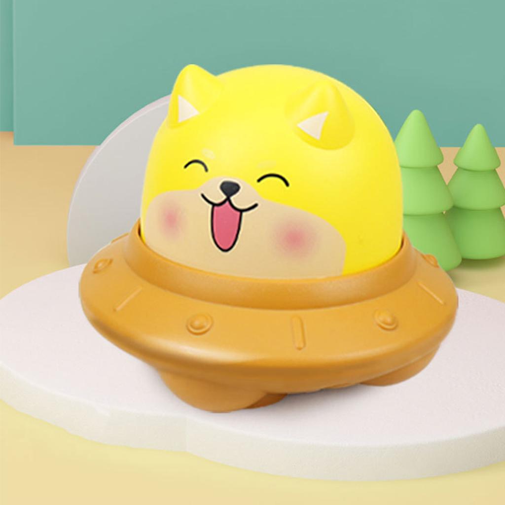 Pressing The Space Flying Saucer Pressing The Inertia Sliding Cute Cartoon Toy,can Be Used As A Gift Forparent-child Interaction