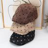 New cute retro Hong Kong style polka dot forward hat children autumn and winter fashion versatile painter hat peaked cap tide