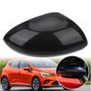 Rearview Mirror Cover Cap For Renault Clio  MK5      2024 2025 Black /White Door Wing Rear View Mirror Cover