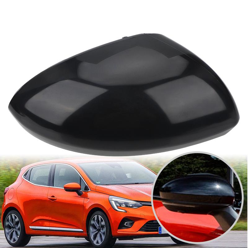 Rearview Mirror Cover Cap For Renault Clio  MK5      2024 2025 Black /White Door Wing Rear View Mirror Cover