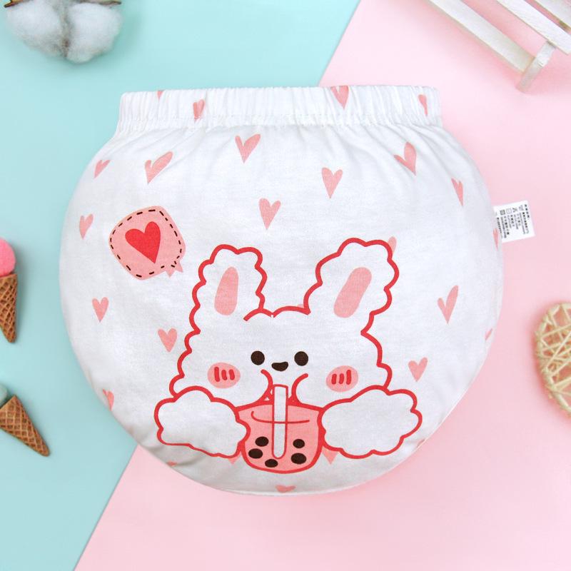 2024 Korean Style Cartoon Print Underwear Shorts for Baby Boys and Girls - Four Seasons Collection