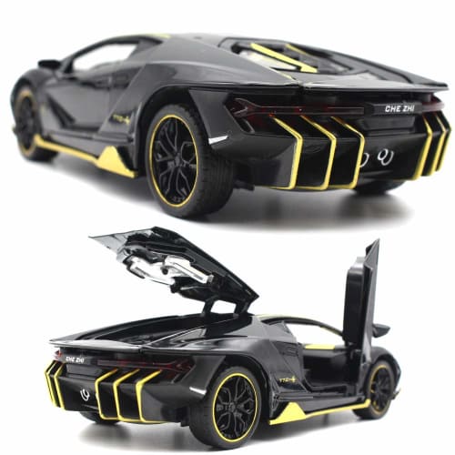 CHENLUNING Lamborghini Centenario Miniature Car, Pull-Back Car, Diecast Car, 1/24 Scale Alloy Model LP770-4, Lamborghini Sports Car Model, Alloy Model
