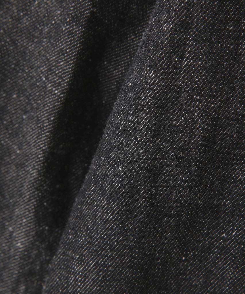 Schott NYC DENIM UTILITY JACKET, Men's, Size S, Black (782-4152003)