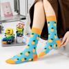 6 Pairs New Lovelty Cute Women and Men Funny Socks Fruit Lemon Banana Watermelon Avocado Happy Casual Socks EU37-44