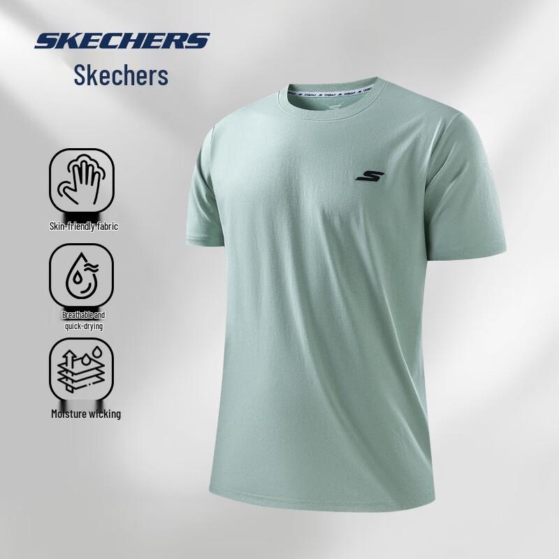 Мужская дышащая футболка с коротким рукавом Skechers 3XL