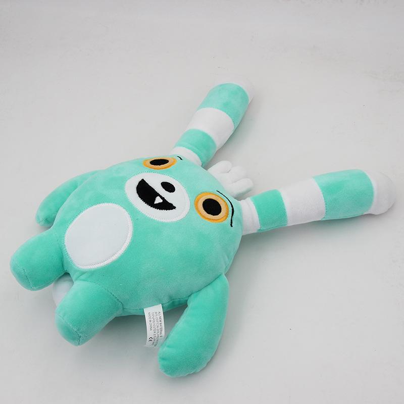 30cm Anime Abby Hatcher Bozzly Bunny Plush Toy Figure Toy Cute Blue Rabbit Stuffed Doll for Birthday Gift