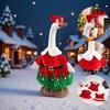 Handcrafted Porch Goose Costume Adjustable Hat Garden Goose Costume  Yard Theme Display