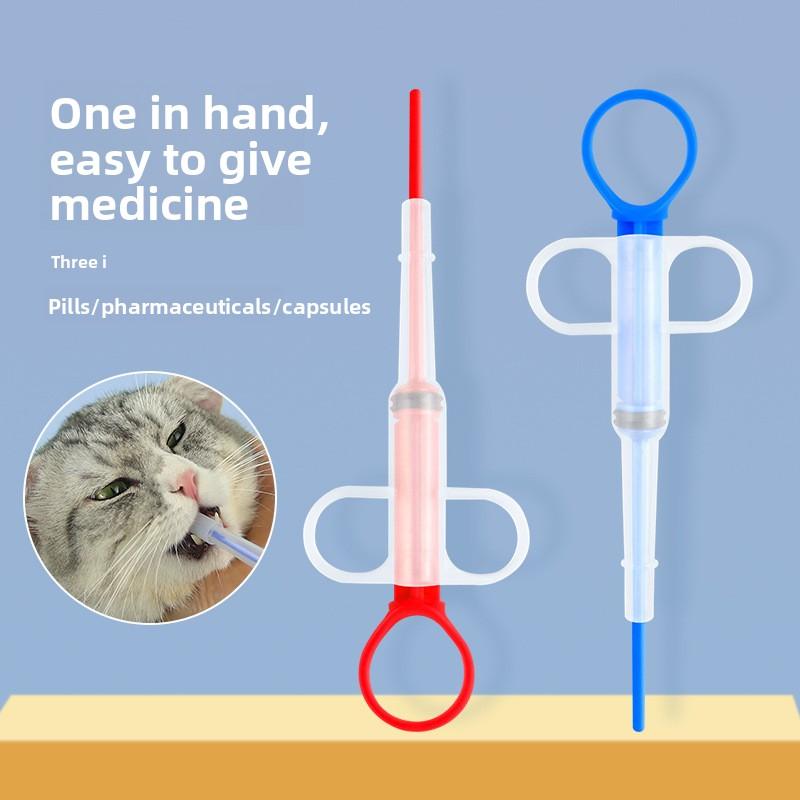 Cat Medicine Dispenser, Pet Medicine Syringe, Dog Medicine Pusher, Kitten Liquid Administration Device, Pet Medicine Dispenser