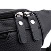 Leather Waist Bag for Men Casual Crossbody Fanny Pack with Adjustable Belt