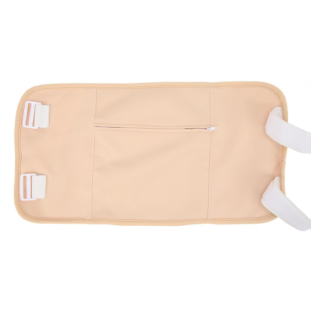 Castor Oil Packs Skin Friendly Adjust Size Reusable Washable Castor Oil Wrap for Neck Waist Skin Color