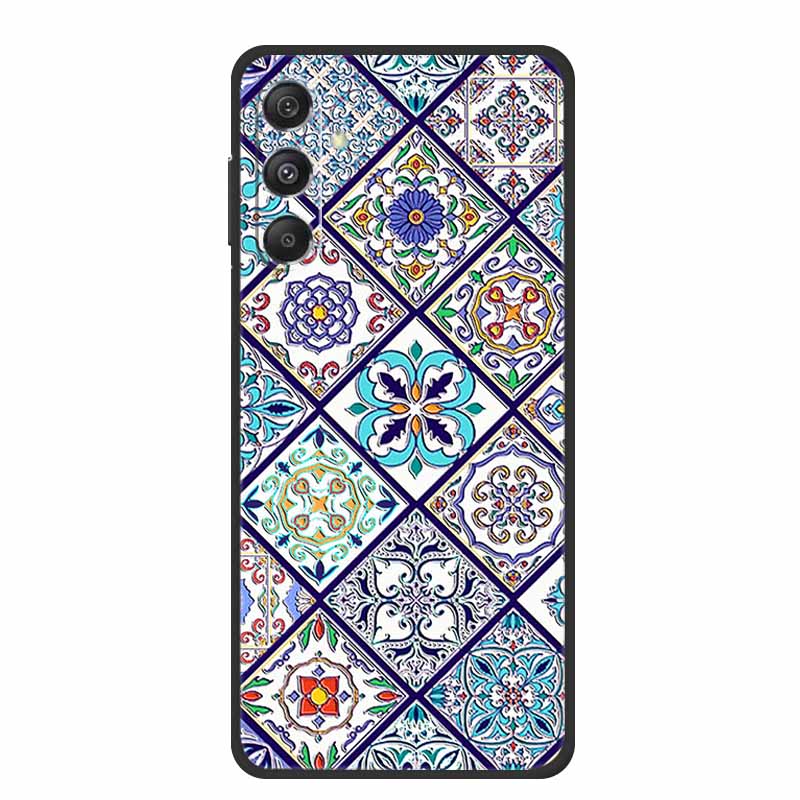 3D Emboss Case For Samsung Galaxy A16 5G Phone Case Coque Flowers Soft Silicone Back Cover For Samsung A56 A36 M16 F16 A26 Case