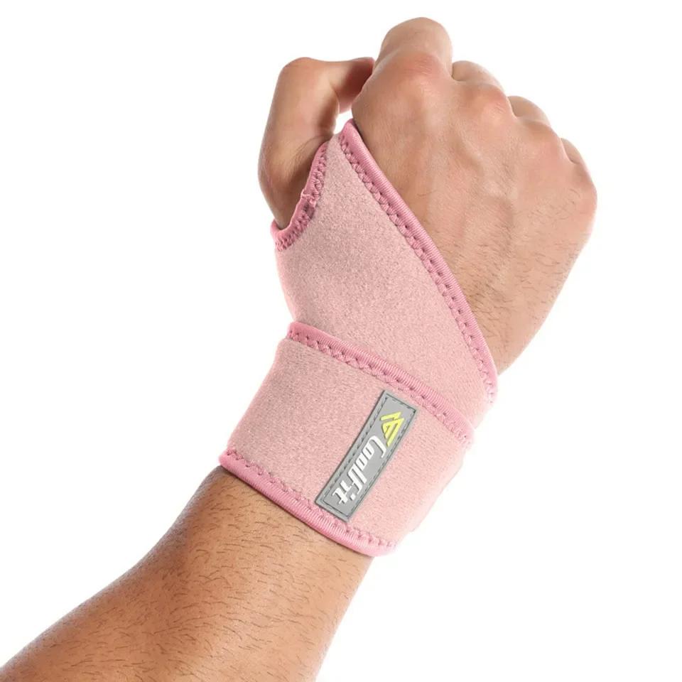 

1Pcs Wrist Guard Band Brace Support Gym Strap Sports Carpal Tunnel Sprains Strain Pain Relief Wrap Bandage Lightweighted Unisex