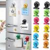 12Pcs Creative Refrigerator Magnetic Clip Office Supplies Document And Bill Clip Can Also Be Used For Food Bag Clip