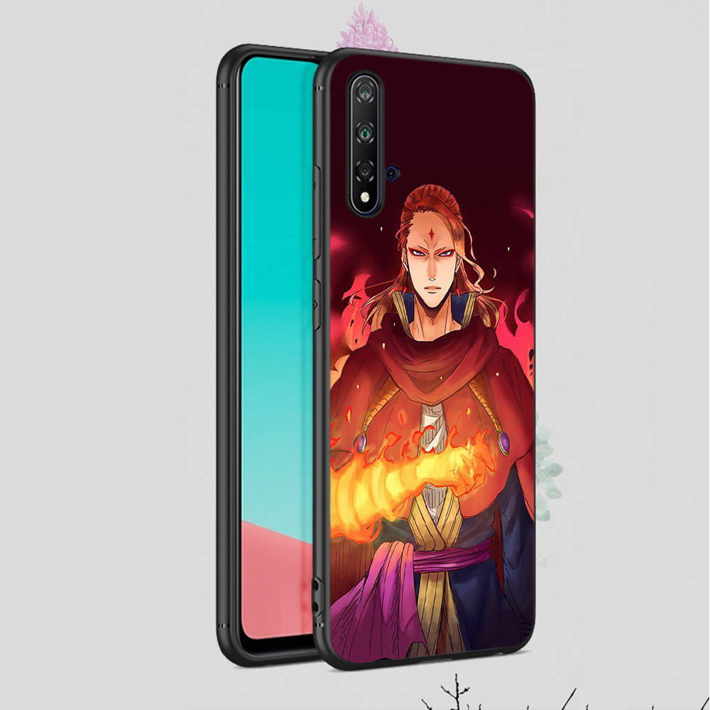 DT51 Black Clover Anime Case for Samsung A04 A14 A23 A34 A54 M23 M33 M52 M53 Realme 10 9 C30S C35 C55 VIVO Y02S Y21 Y33S Y51 X80 Pro Clear Cover