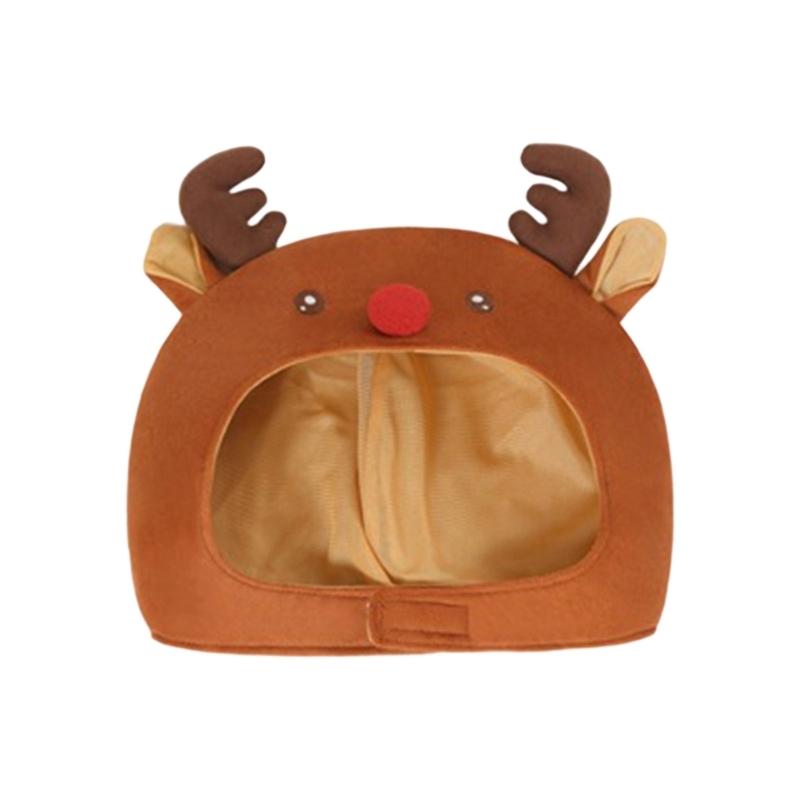 Christmas Party Deer Costume Hat with Nose Accent for Photos
