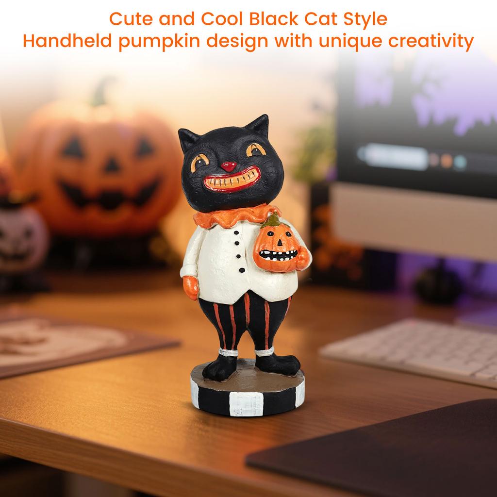 Halloween Kürbis Halten Dekorationsfigur für Dekoration