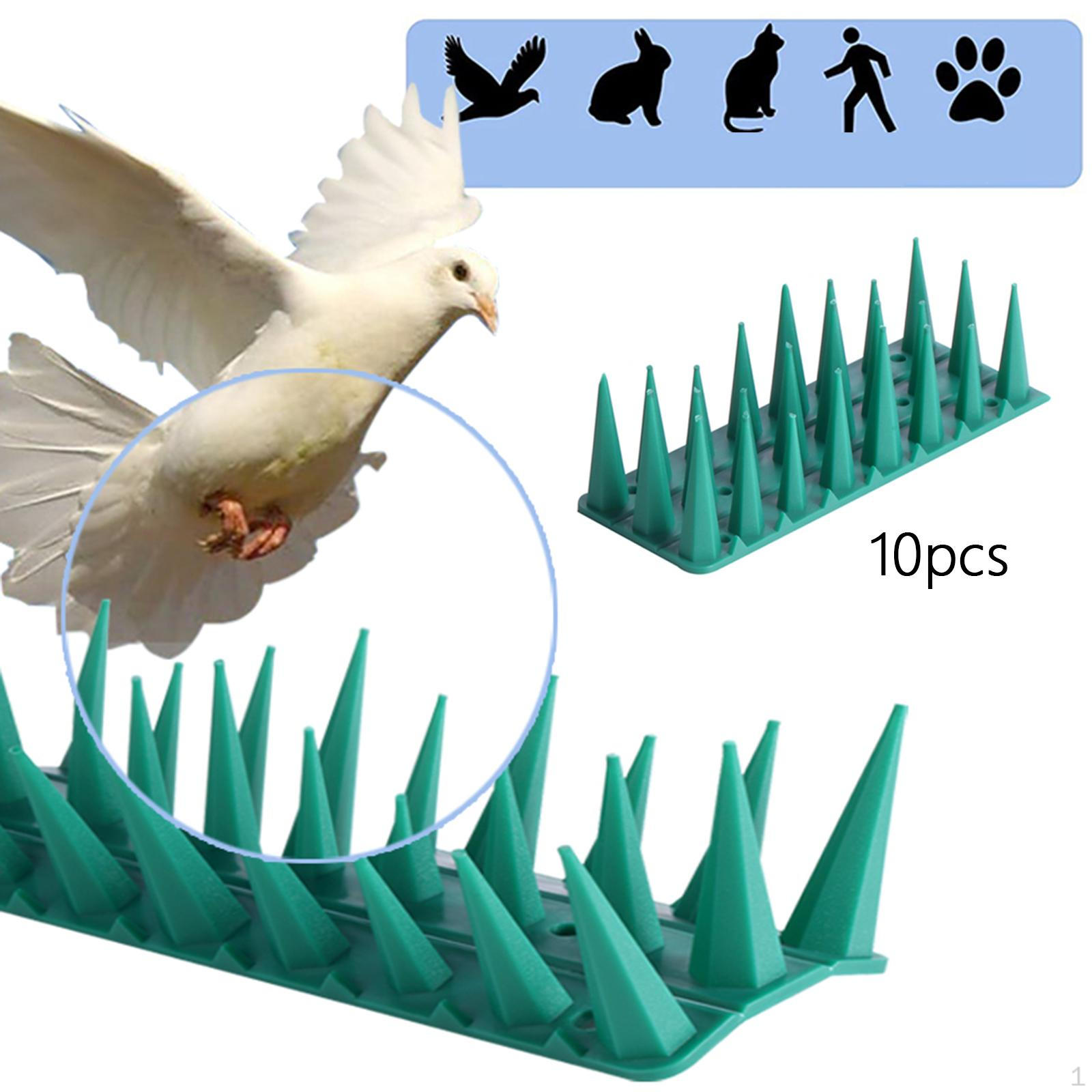 Animal Deterrent Spikes Anti Bird Railing and Roof for Small Pigeon Thorn 10 pcs