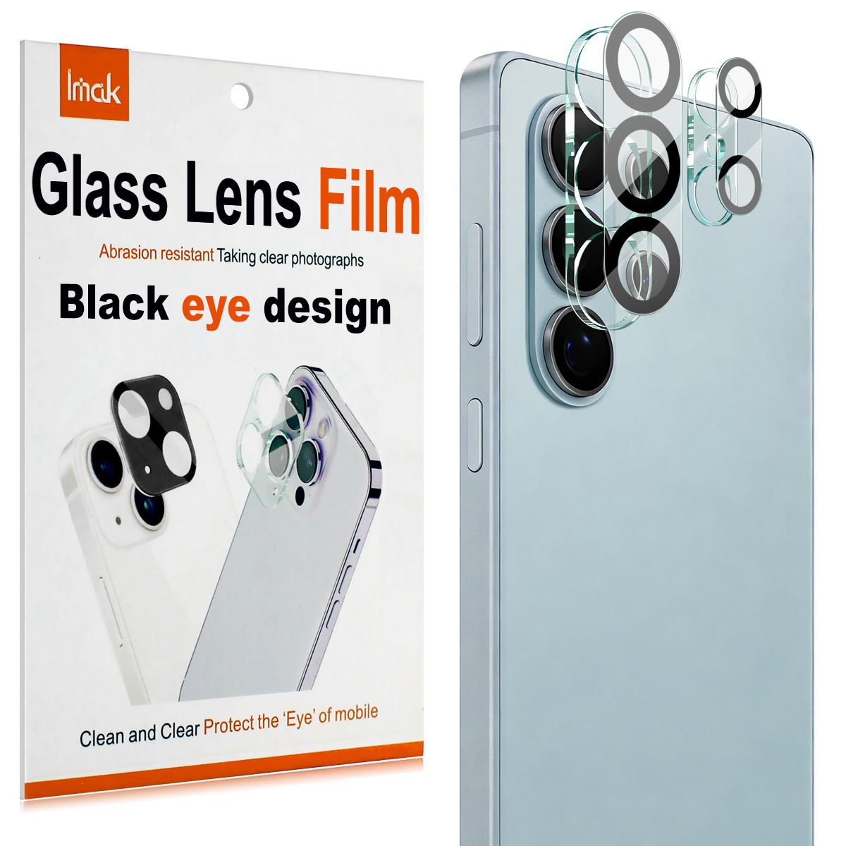 

Для Samsung Galaxy S26 Plus Ultra 5G Стекло IMAK Высокое Разрешение Интегрированная Стеклянная Пленка для Объектива Черная Версия Samsung Galaxy S26 Ultra