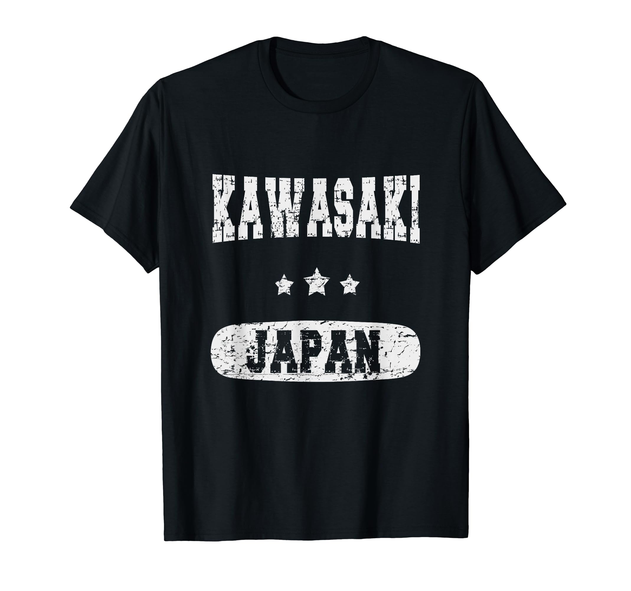 

Vintage Kawasaki Japan T-shirt чёрный