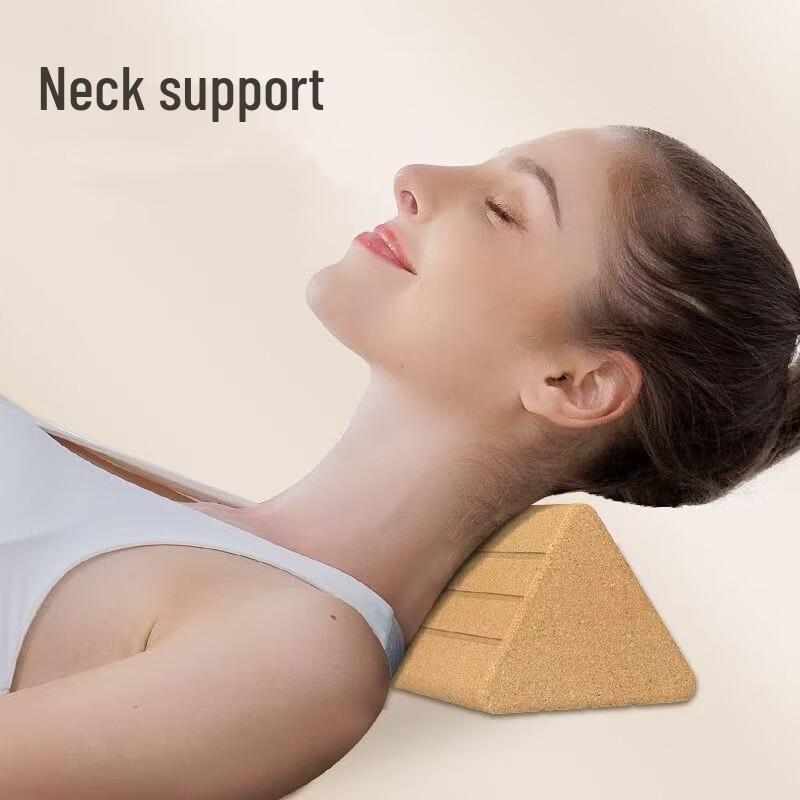Triangular Cork Yoga Block