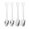 4pcs Set Stainless Steel Shovel & Point Spoons Coffee Tea Spoon Ice Cream Dessert Tip Scoops Cutlery Tableware Set Kitchen Tools