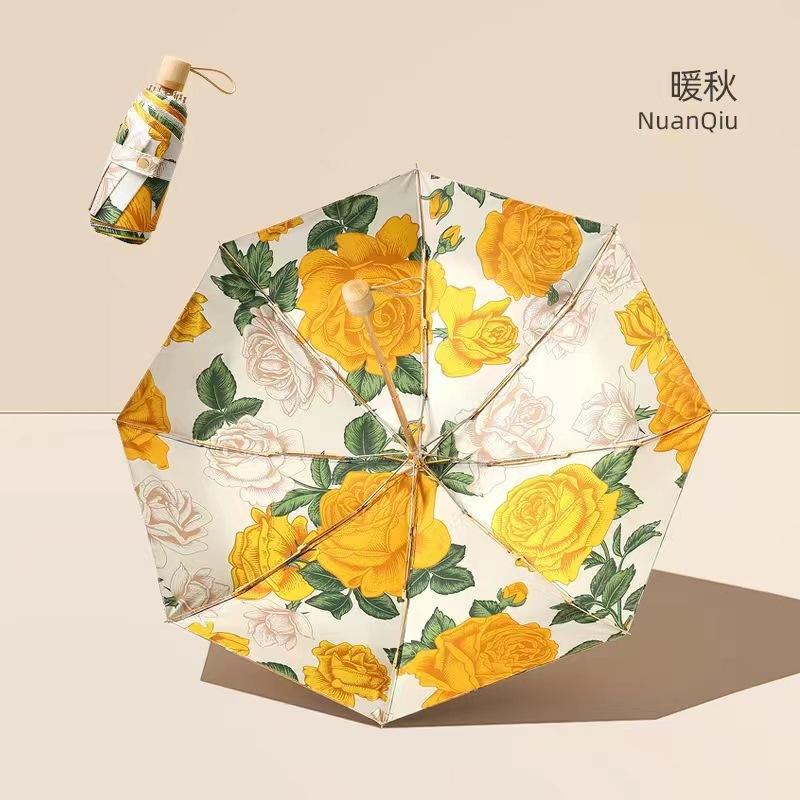 Good Butler Double-sided Double Flower Umbrella Outdoor Waterproof UV Protection Lightweight Portable Windproof