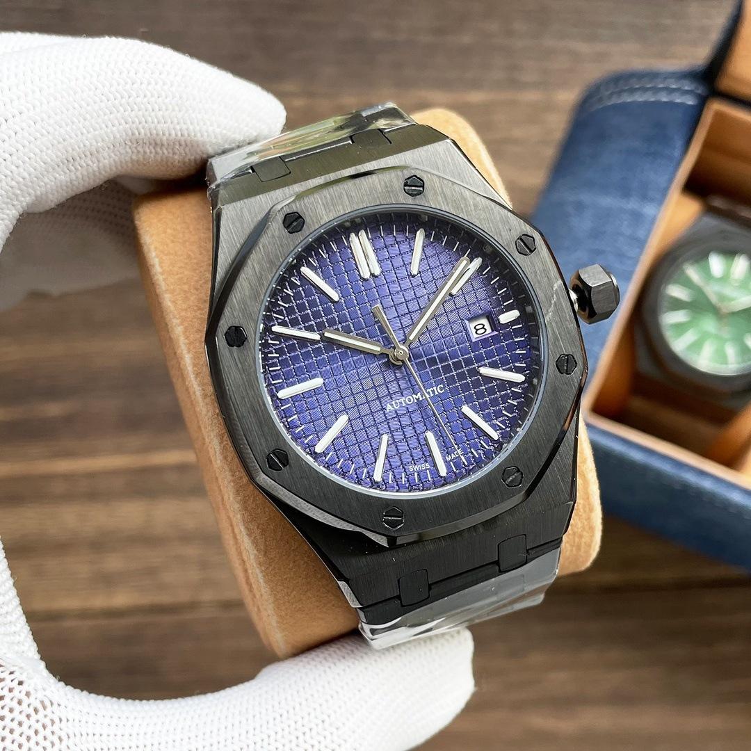 Мужские часы Royal Oak AP 15500-15400, Автоматические механические, Стальной браслет