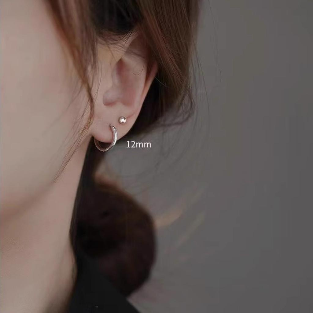 Stylish Circle Earrings Dangle Earrings Comfortable Ear Jewelry Copper Texture Suitable for Daily and Party Wear