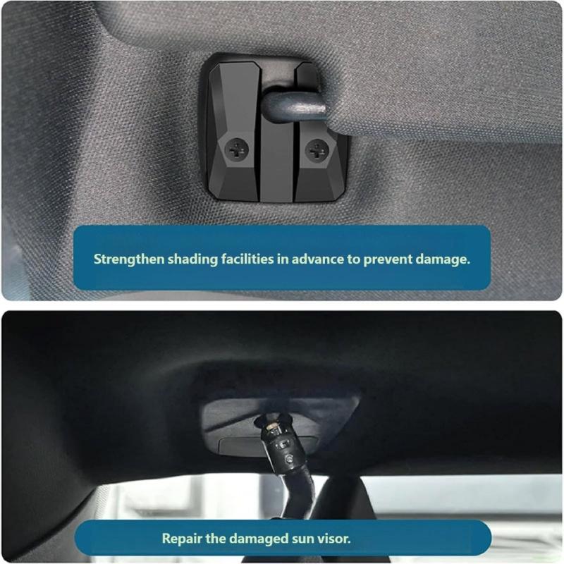 Sturdy Metal Sun Shade Clip Option For Pickup Truck 2019 To 2025 Models