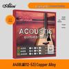 Alice Folk Guitar Strings Set: 6 Rust-Proof Steel Core Strings for Acoustic Guitars