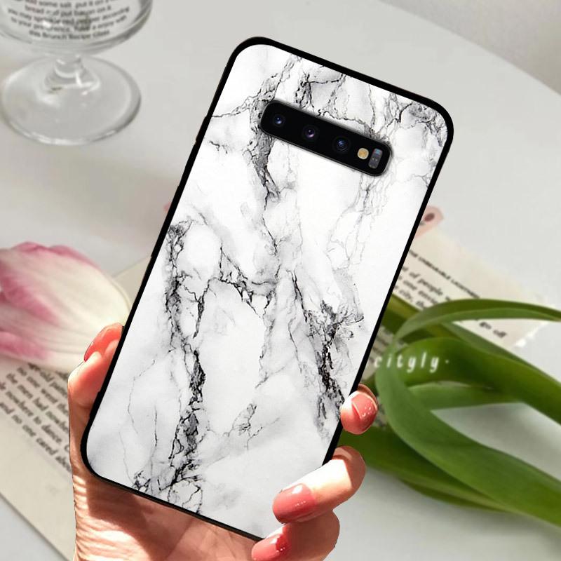 Case For Samsung S10 S10+ S10E Silicone Etui Fashion Painted Soft TPU Coque For Samsung Galaxy S10 S 10 Plus S10E Phone Cover