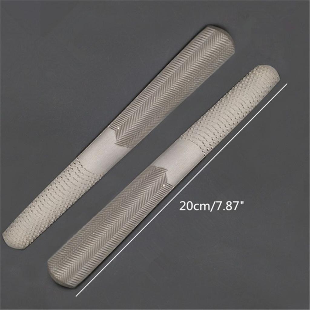 Upgraded Wood Rasp File 4 Way Hand File Hardened Carbon Steel Hand Rasp Fitting for Sharping Wood & Metal Tools Durable-
