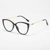 Oversized Cat-Eye Presbyopia Glasses Luxurious Ultra-Lightweight Blue Light-Blocking Women Reader Eyewear Diopter 0 To +4.0
