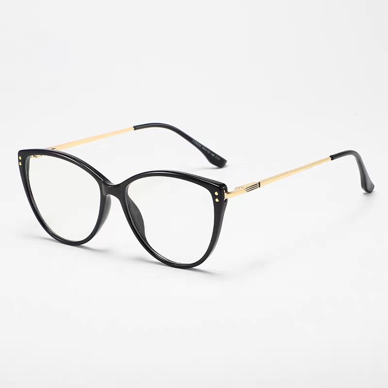 Oversized Cat-Eye Presbyopia Glasses Luxurious Ultra-Lightweight Blue Light-Blocking Women Reader Eyewear Diopter 0 To +4.0