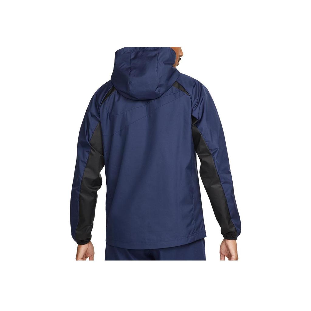 Nike Paris Saint-Germain All-Weather Fan Jacket With Contrast Logo Print And Zip Men Outerwear Blue DN1185-410