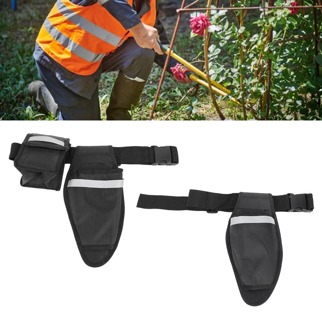 Trädgårdsverktygsbälte Stor Kapacitet Multifunktionell Nylon Snickarbälte Verktygshållare