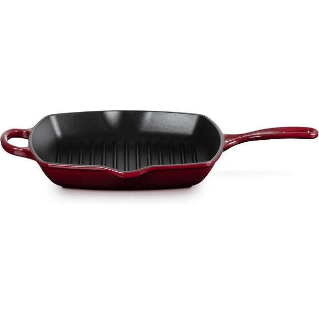

Квадратная сковорода для гриля Le Creuset бордо 26x26 см (20183269490422)