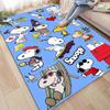 Non-slip Area Rug for Living Room with Snoopy Cartoon Design, Soft Rug for Bedroom, Children's Playroom, Sofa, Home Decor, Doorm