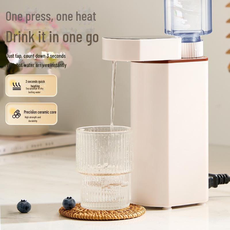 

Compact Travel Hot Water Dispenser: Instant Desktop Drinking Heater Domestic Plug