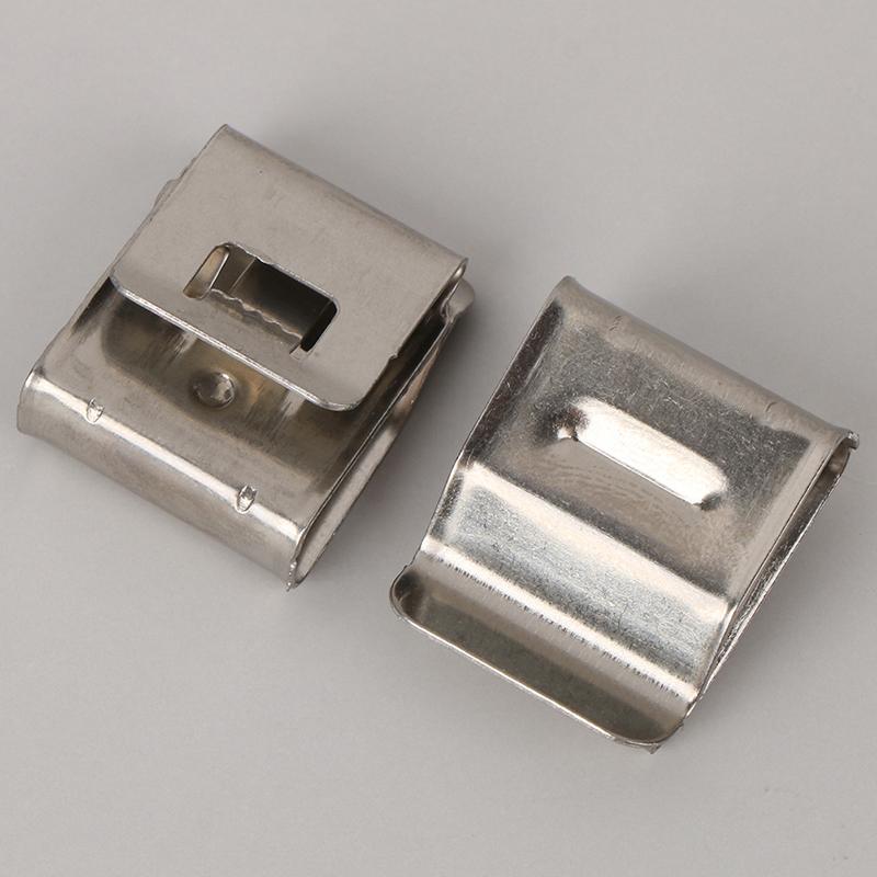 10Pcs Solar Panel Cable Clips Stainless Steel Pv Wire Clip Locking Clamps For 4 Square 2-Wire Cable Wiring Accessories