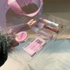 HERORANGE Conjunto de Maquiagem com 6 Peças Inclui Gloss Labial, Gloss Labial, Delineador, Blush, Sombra para Olhos, Longa Duração, À Prova d'Água, Conjunto Cosmético