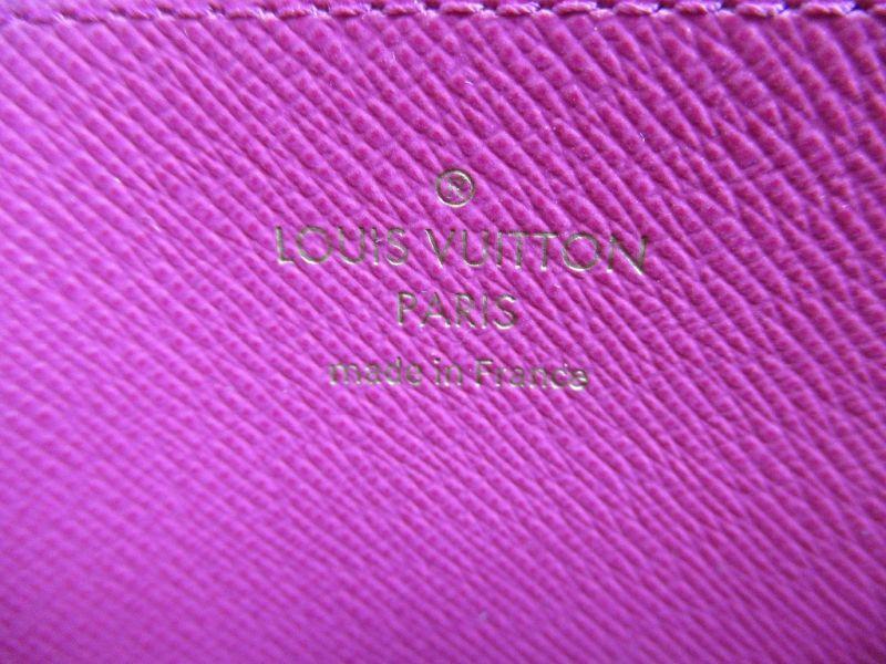 Authentisches LOUIS VUITTON Monogramm Love Lock Leder Runder Reißverschluss Zippy Portemonnaie #7763 Generalüberholt
