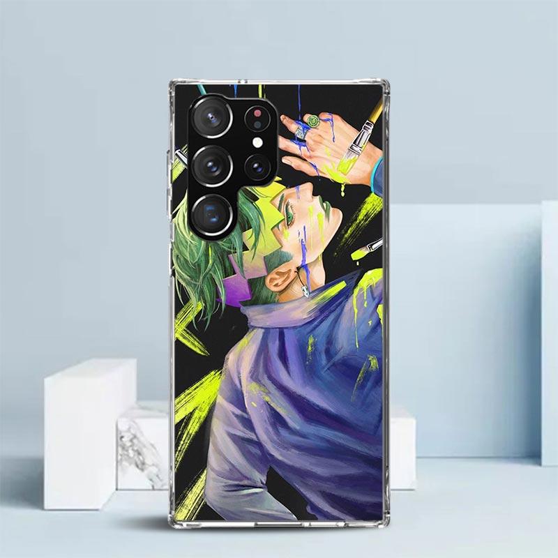 JoJo Adventure Rohan Kishibe Soft Cover for Samsung Galaxy S25 Edge S26 S24 S23 Ultra Phone Case S22 S21 Plus S20 FE Print Patte