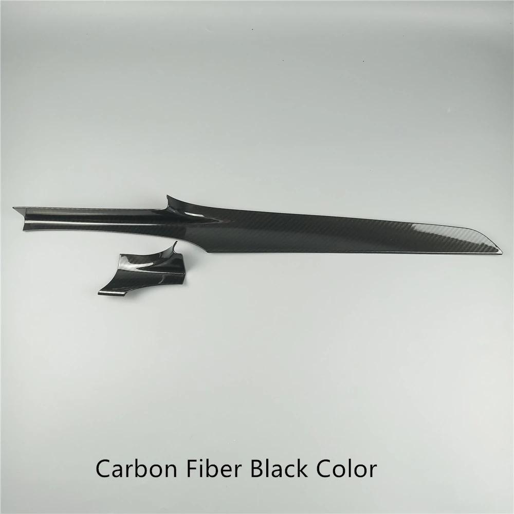 Car Styling Carbon fiber Center Console Air outlet Dashboard Covers Stickers For Mercedes Benz C Class W205 GLC X253